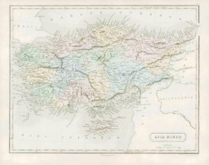 1864 - Original Antique Map of ANCIENT ASIA MINOR (12)