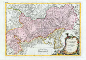 1771 Carte de la Tartarie Chinoise MAP CHINA CHINESE TARTARY Korea Manchuria (JM