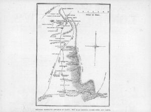 1879 Antique Map - AFGHANISTAN General Roberts Cabul Kasim Khel Advance (20)
