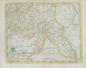 1787 - Original Antique Map TURQUIE D'ASIE Turkey CYPRUS by de la Tour (3)