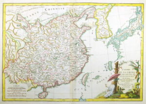 1762 - Original Antique Map of CHINA KOREA and the ISLANDS OF JAPAN FORMOSA