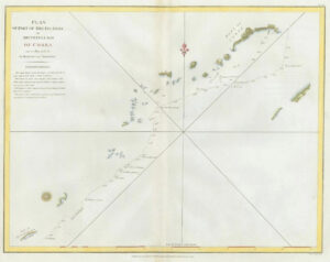 1798 Original Antique Map - COREA KOREA Quelpaerts Island Jeju Perouse (M2)