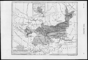 1878 - Antique Print TURKEY Map Alterations San Stefano Treaty    (063)