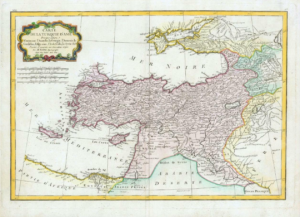 1778 Carte de la Turquie D'Asie MAP TURKEY IN ASIA Egypt Crimea Persian Gulf (JM
