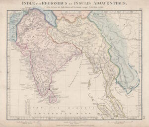 1809 Original Antique Map of INDIAE by Wilkinson (WKM48)