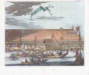 c1682 FISHMARKET OF BATAVIA South East Coast Asia (TR1-5)