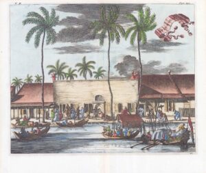 c1682 ASIA SPINHOUSE Batavia Dutch 'Spider-House' (TR1-10)