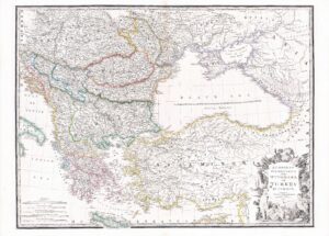 1839 Antique EUROPEAN DOMINIONS of the OTTOMANS or TURKEY by WYLD (WM15)