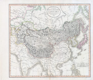 1806 Antique Map CHINESE & INDEPENDENT TARTARY Eastern Asia by John Cary