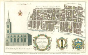 1755 London QUEEN HITH Hythe VINTRY WARD Thames Queen Plan Maitland (ML2/20)