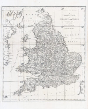 1809 Large antique AN ACCURATE MAP OF ENGLAND WALES Stockdale