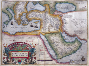 c1570 Turcici Imperii Descriptio TURKISH EMPIRE ARABIA by Ortelius
