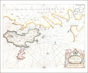 1790 SEA CHART Map SCOTLAND SHETLAND Brassey Lerwick Greenvile Collins (GC24)
