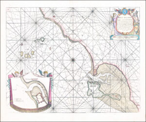 1790 SEA CHART Northumberland HOLY ISLAND Ferne Staple Greenvile Collins (GC31)